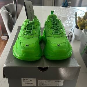 Balenciaga Vibrant Green Sneakers